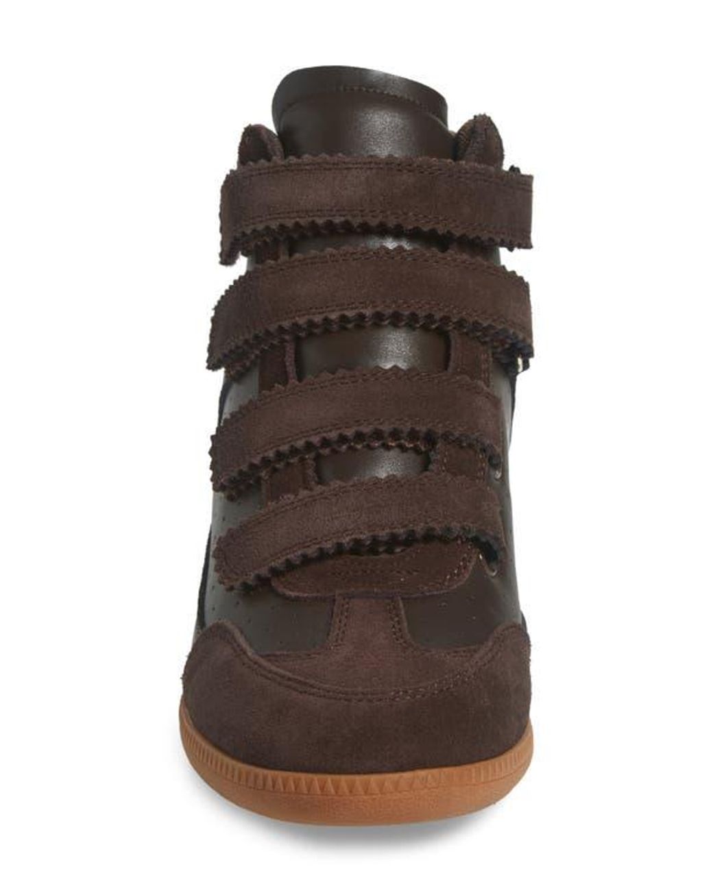 Steve Madden Mustang Wedge Sneaker in Brown | Lyst