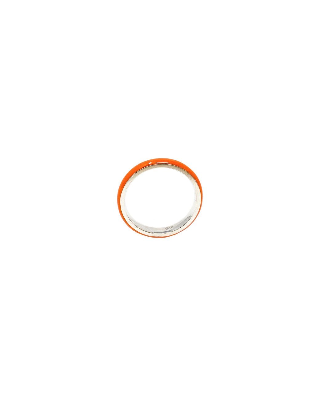 Fry Powers White The Enamel Stacking Ring