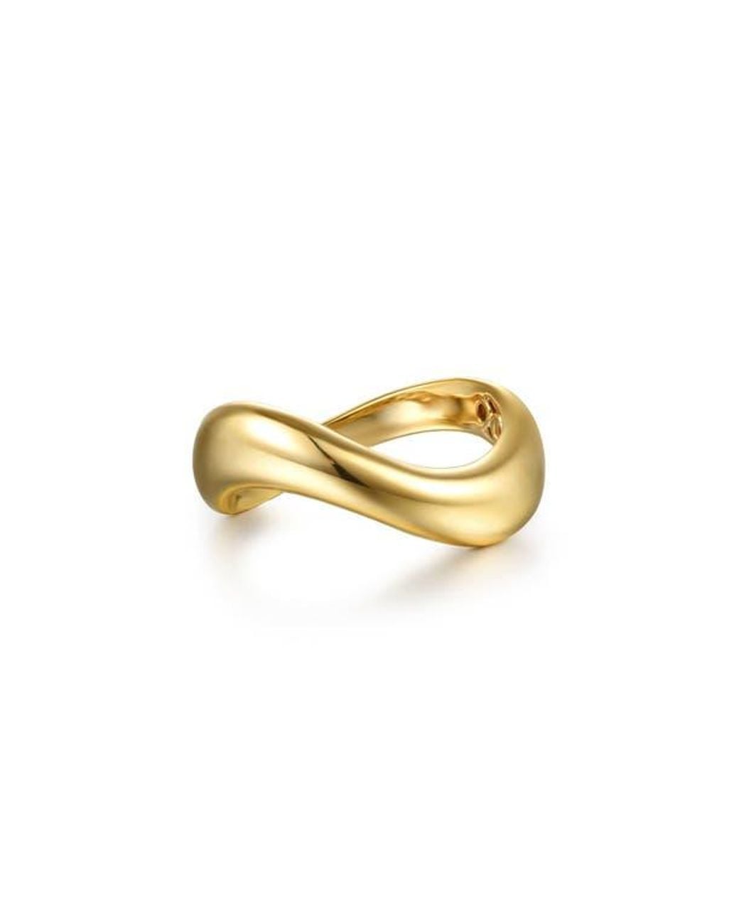Gabriel & Co. Metallic 14K Wave Stackable Ring