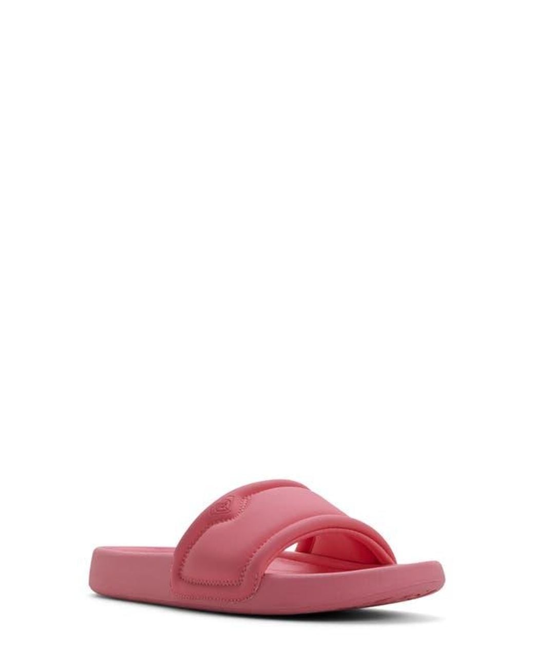 Roxy Pink Beach Slide Sandal