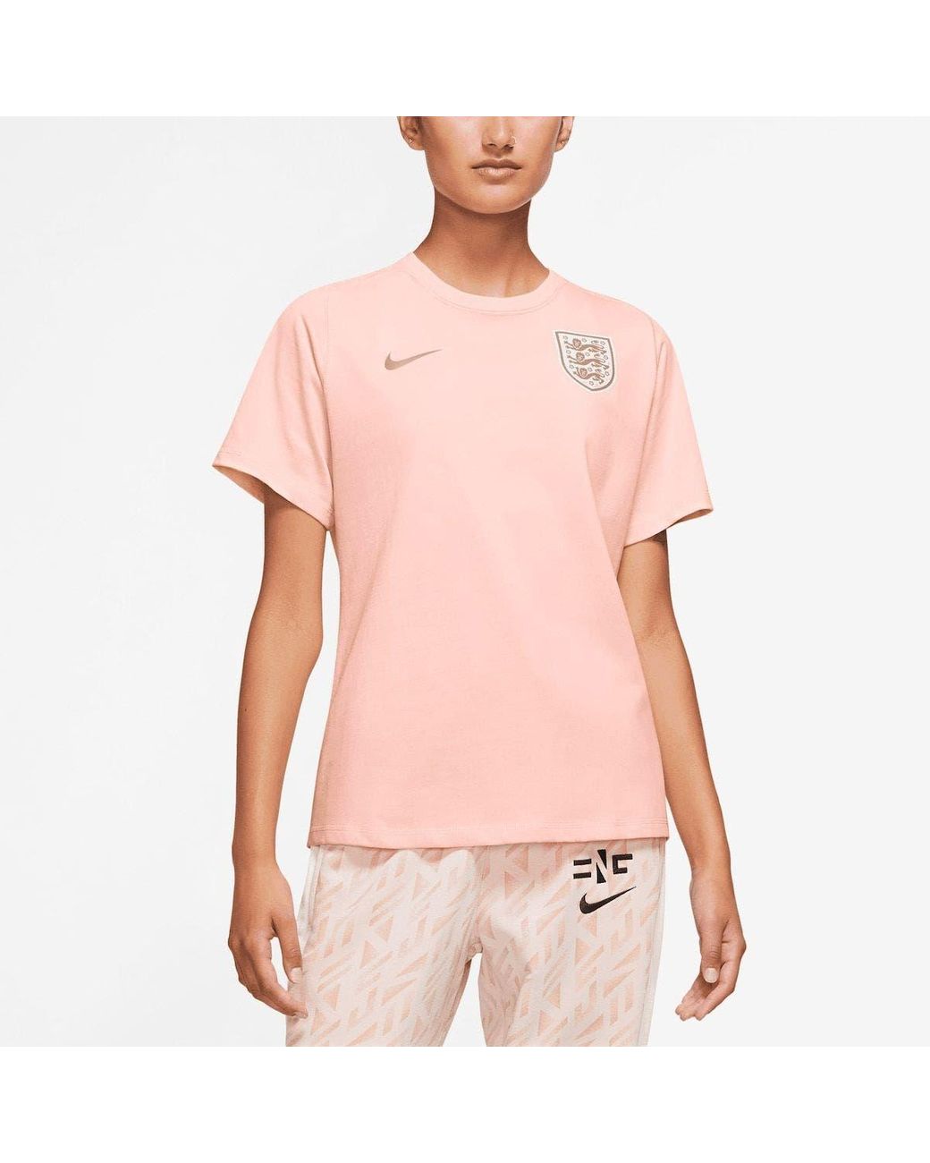 Nike England National Team Travel Raglan Tshirt At Nordstrom in Pink