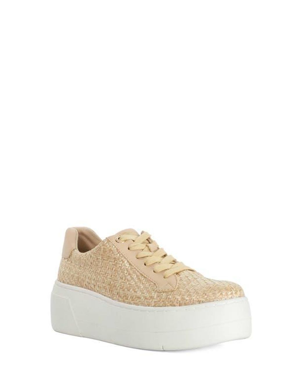 Dune Natural Episode Platform Sneaker