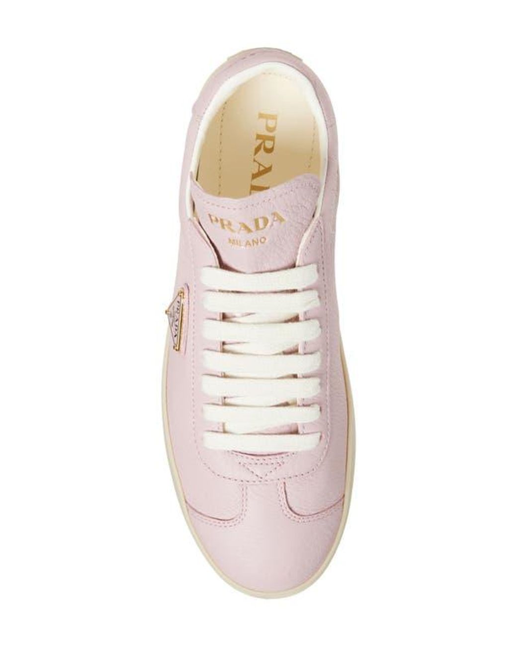 【可愛いロゴ入り♪】PRADA Lane Sneaker In Nappa And Suede 可愛いロゴ入り♪】PRADA Lane Sneaker In Nappa And Suede