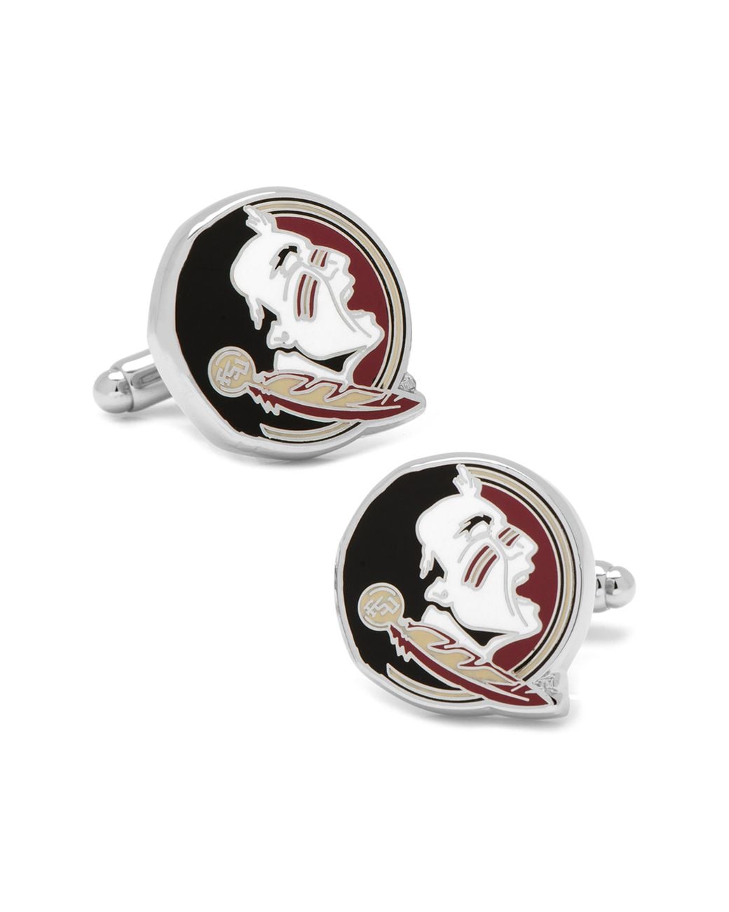 Cufflinks Inc. Metallic Ncaa Collegiate Florida State Seminoles Cuff Links for men