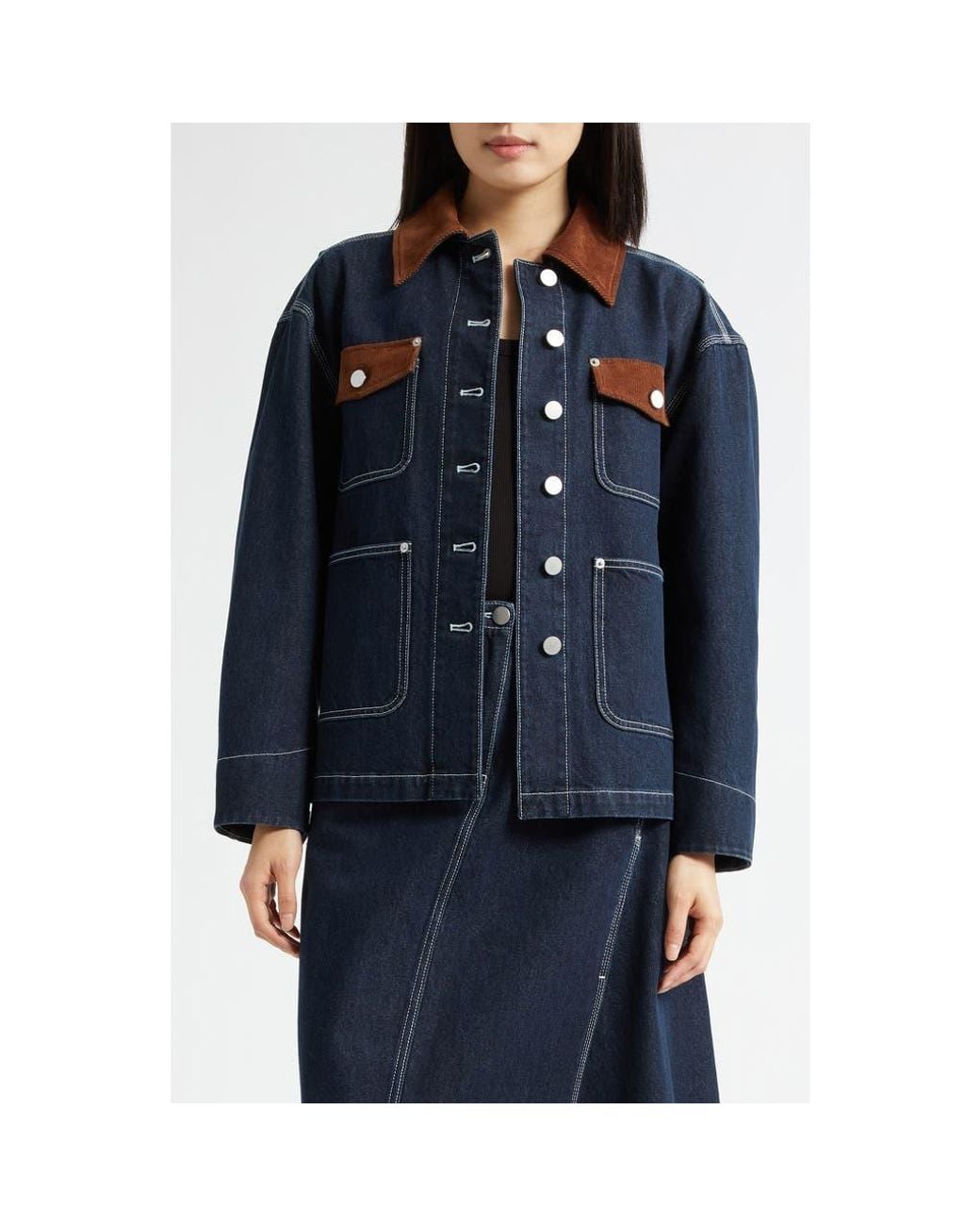 3.1 Phillip Lim Blue Chore Denim Jacket
