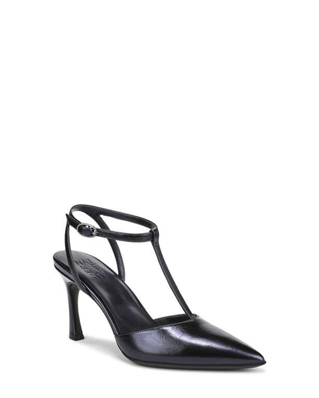 Naturalizer Blue Astrid T-Strap Pointed Toe Pump