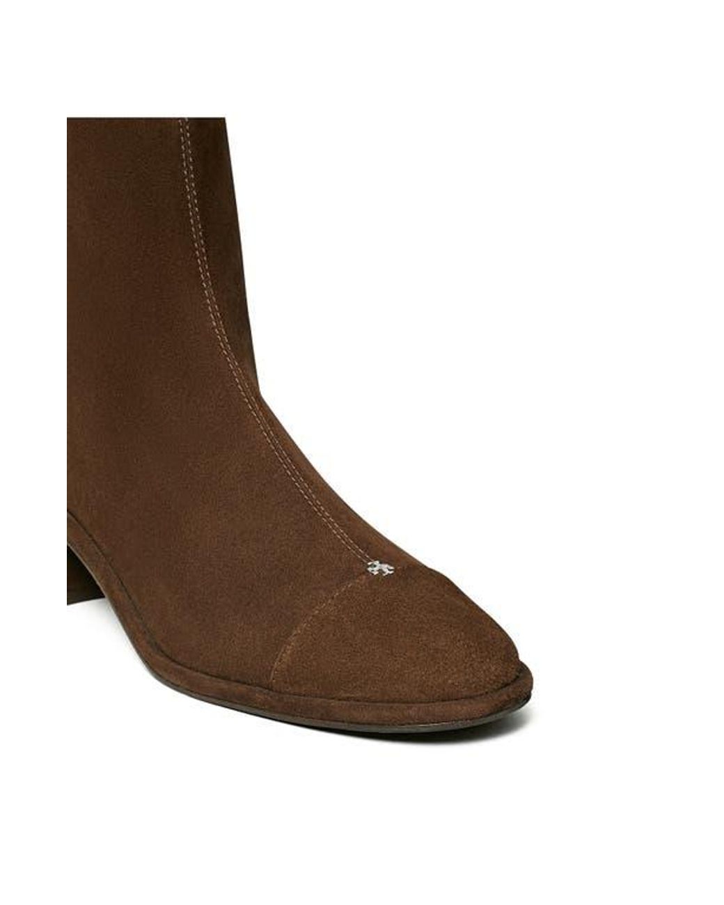 Tory Burch Brown Cap Toe Bootie