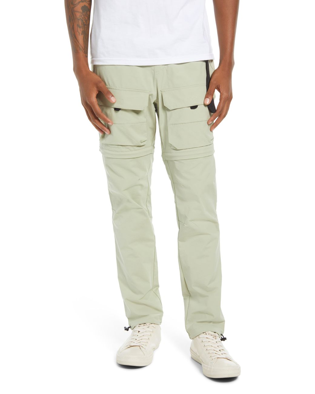 PacSun Men's Ronnie Zip-off Cargo Pants in Olive (Green) for Men - Lyst