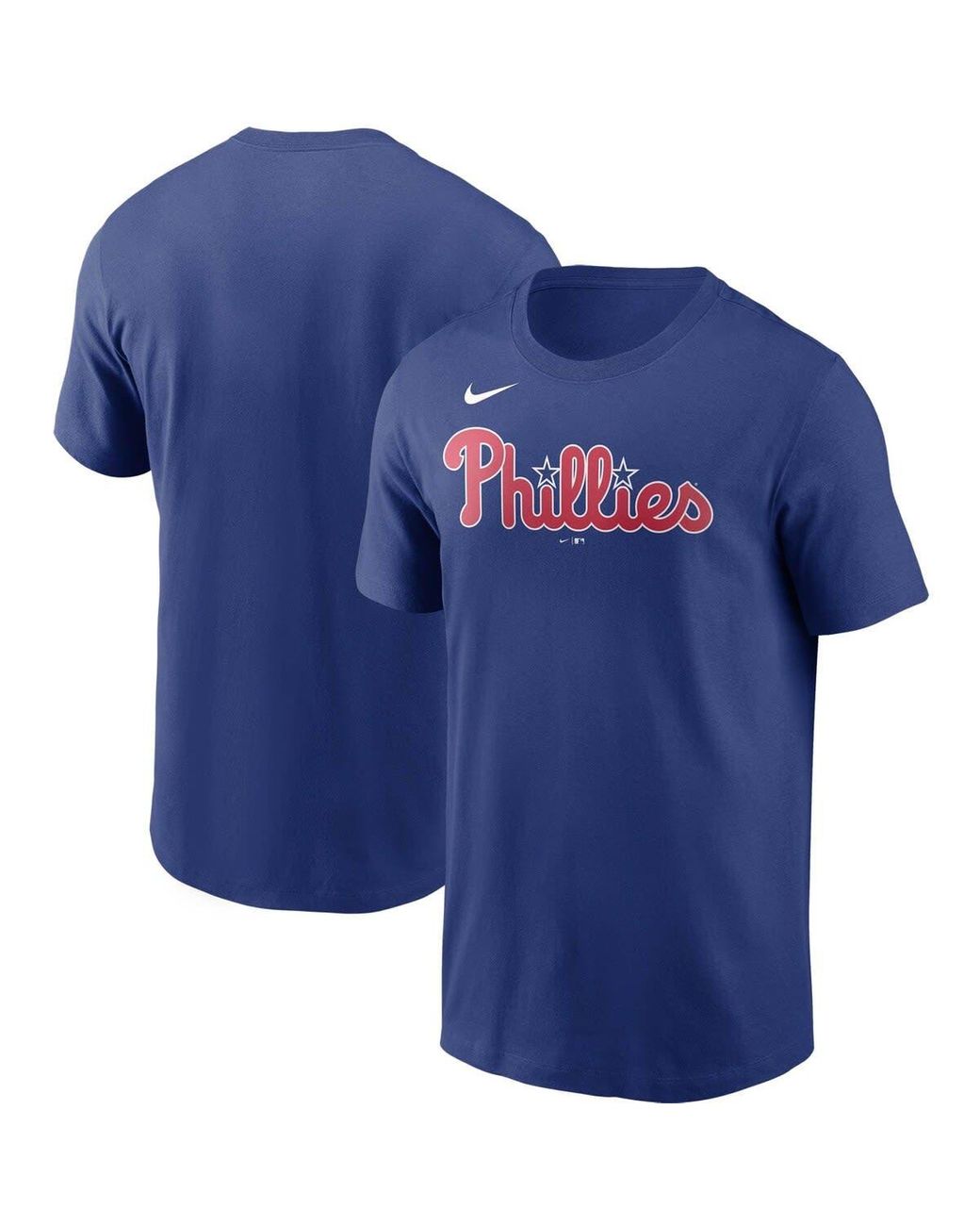Men's Nike Red Philadelphia Phillies Wordmark Local Team T-Shirt
