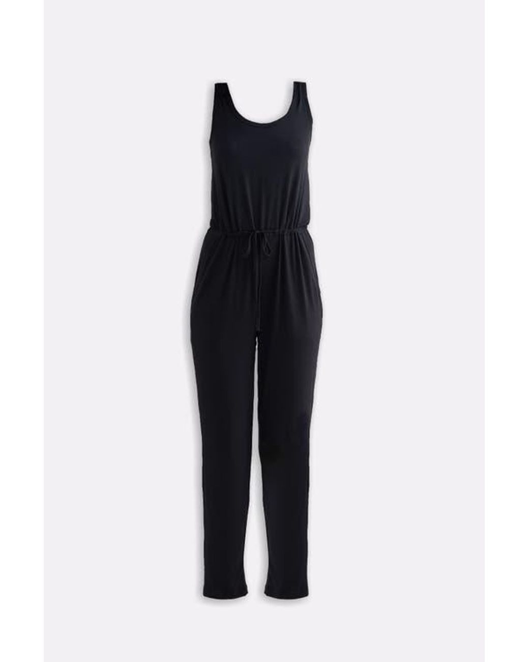 REISTOR Blue Relaxed Drawstring Jumpsuit