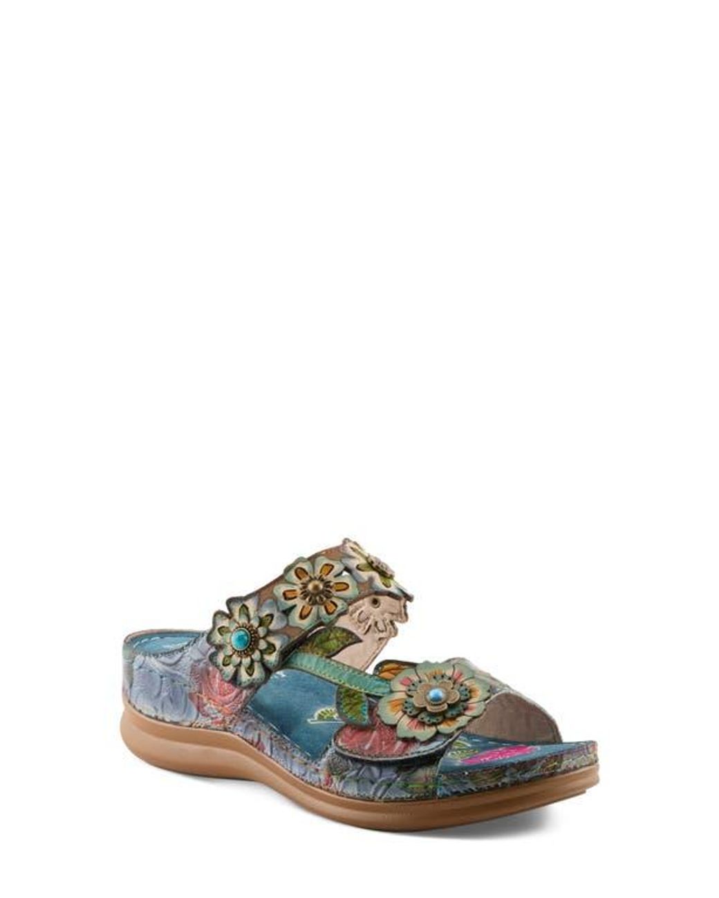 Spring Step Blue Shoes Spring Step Feels Great Sandal in Blue | Lyst
