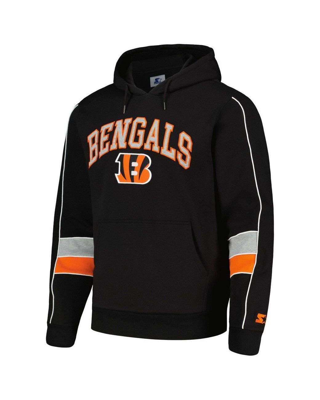 Cincinnati Bengals Static Hood W/ Logo, Black/Orange