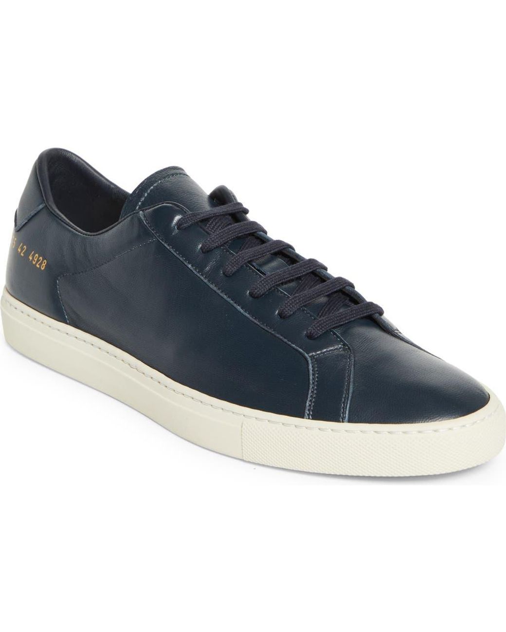Common Projects Blue Achilles Slim Premium Sneaker for men