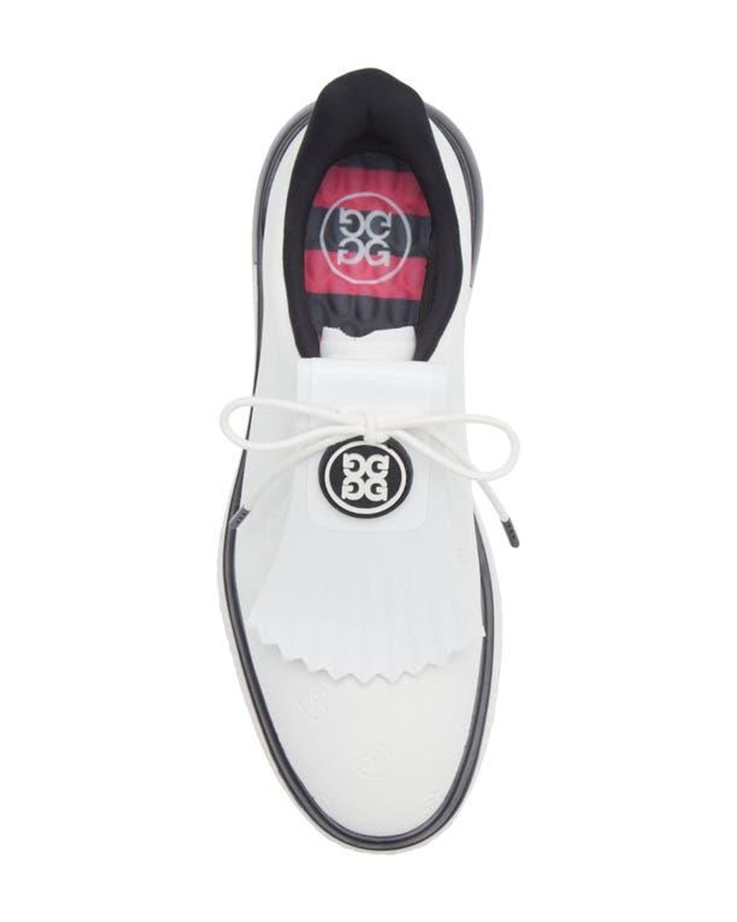 G/FORE Gallivan2R Debossed Heart G's Kiltie Golf Shoe in White | Lyst