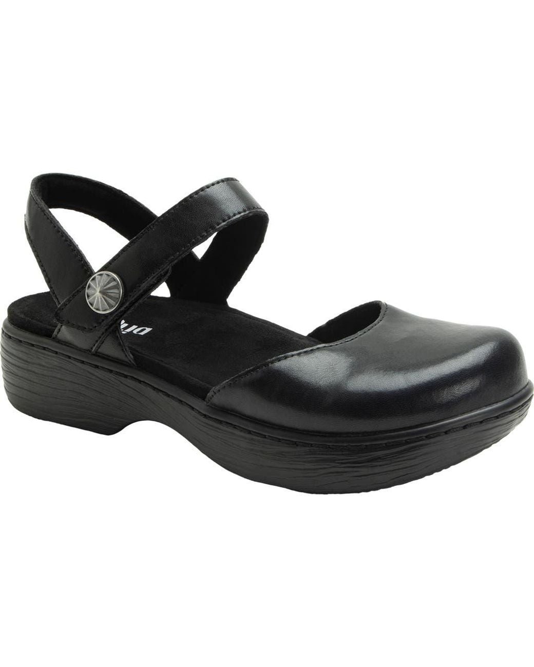 Alegria By Pg Lite Black Opal Clog