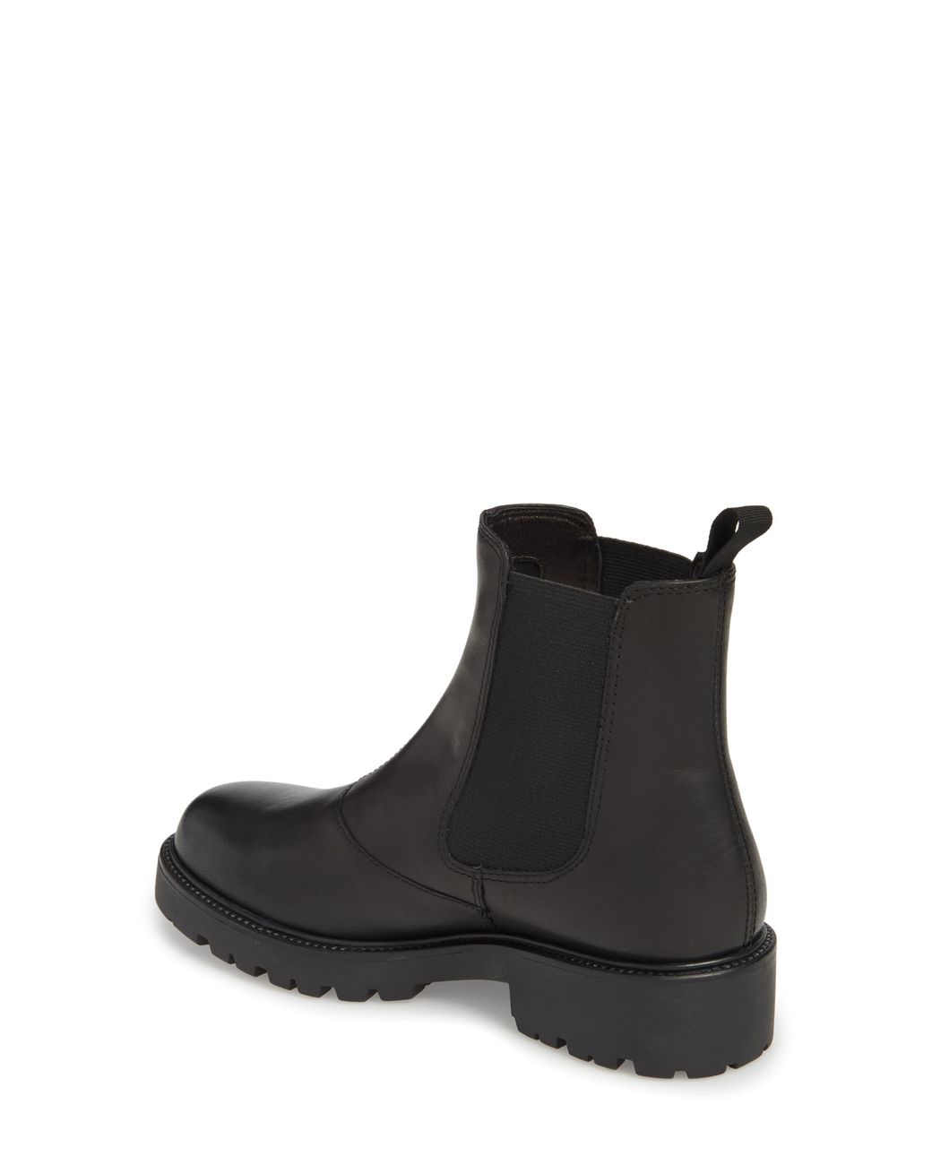 vagabond kenova black leather chunky chelsea boots
