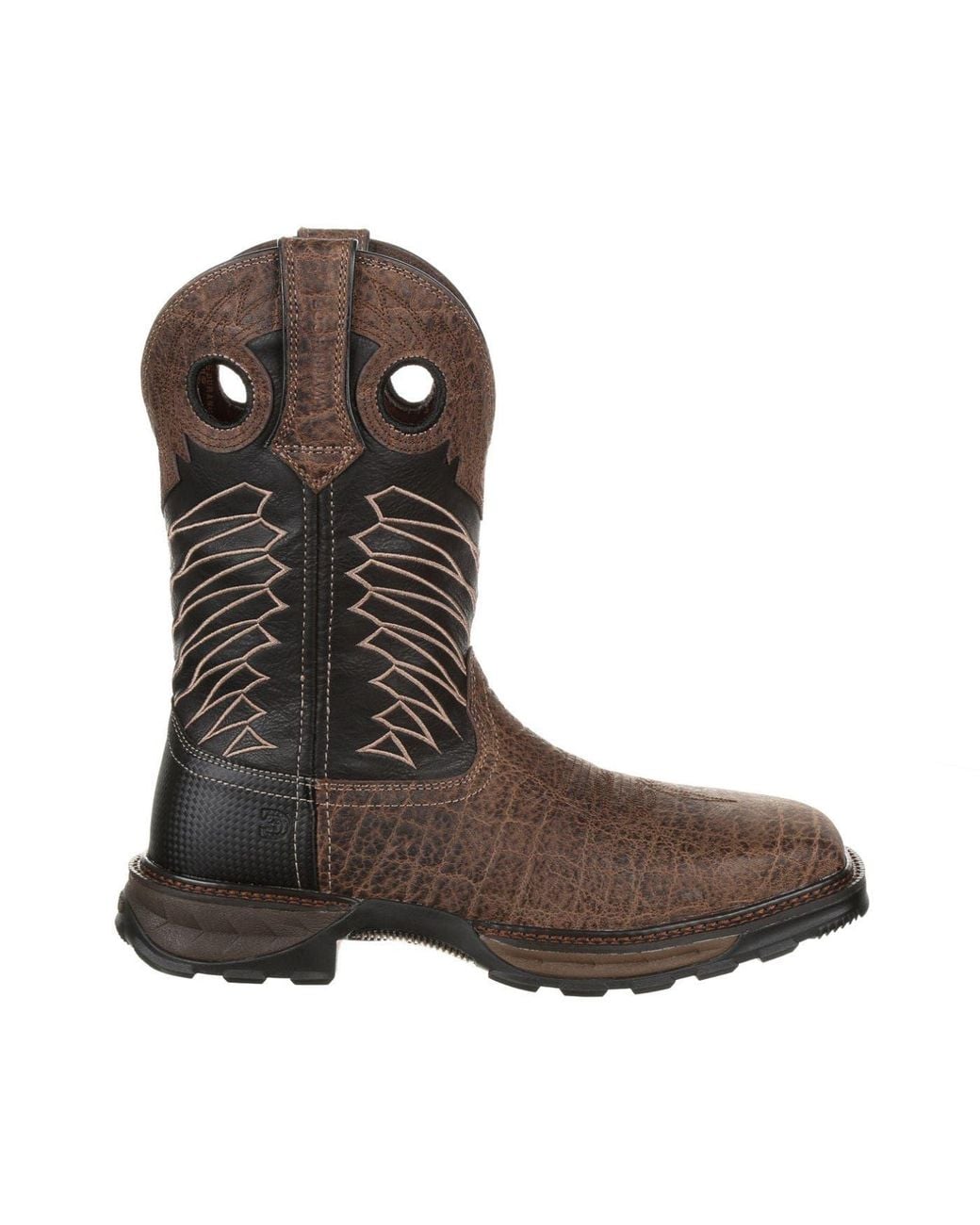 Durango Brown Steel Toe Western Work Boot for men