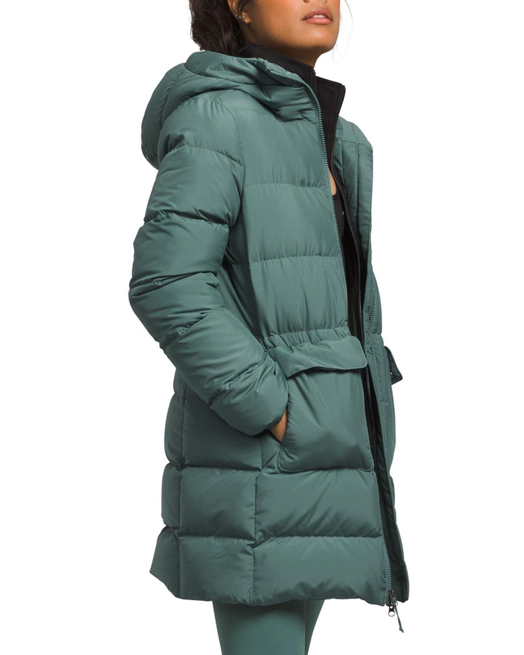 The North Face Gotham 550 Fill Power Down Hooded Parka in Green Lyst