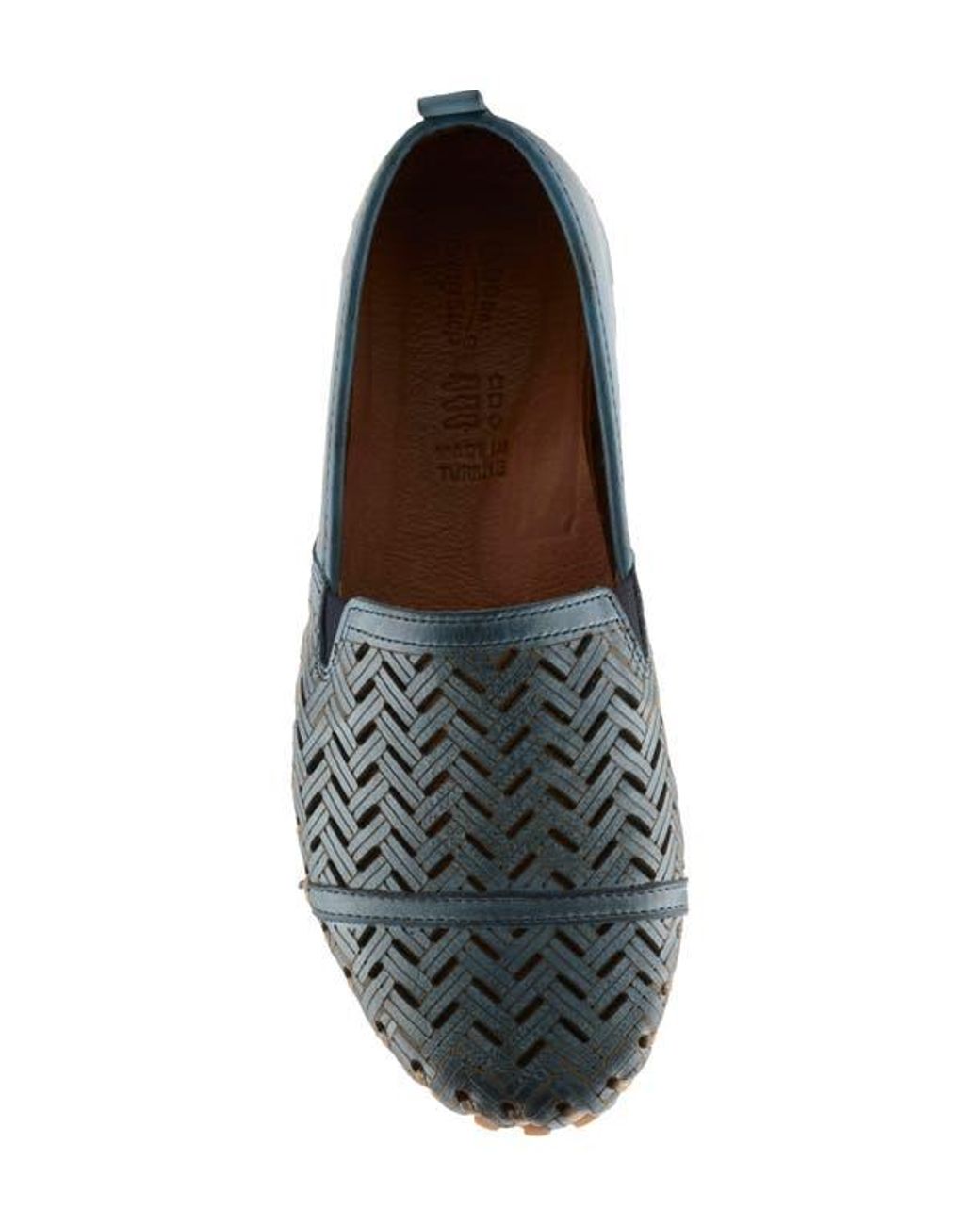 Spring Step Blue Kapri Flat