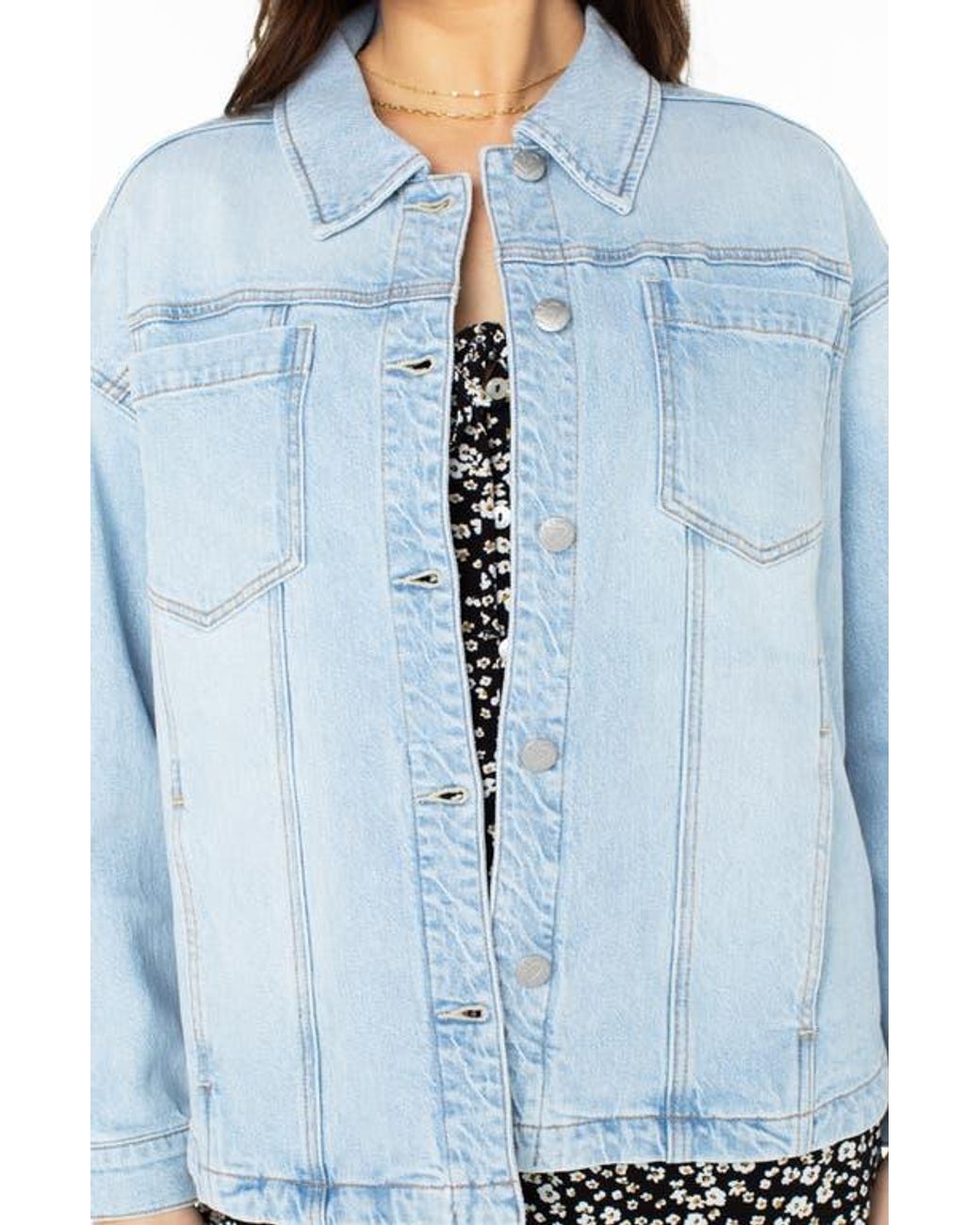 Roxy Blue Beach Babe Denim Jacket