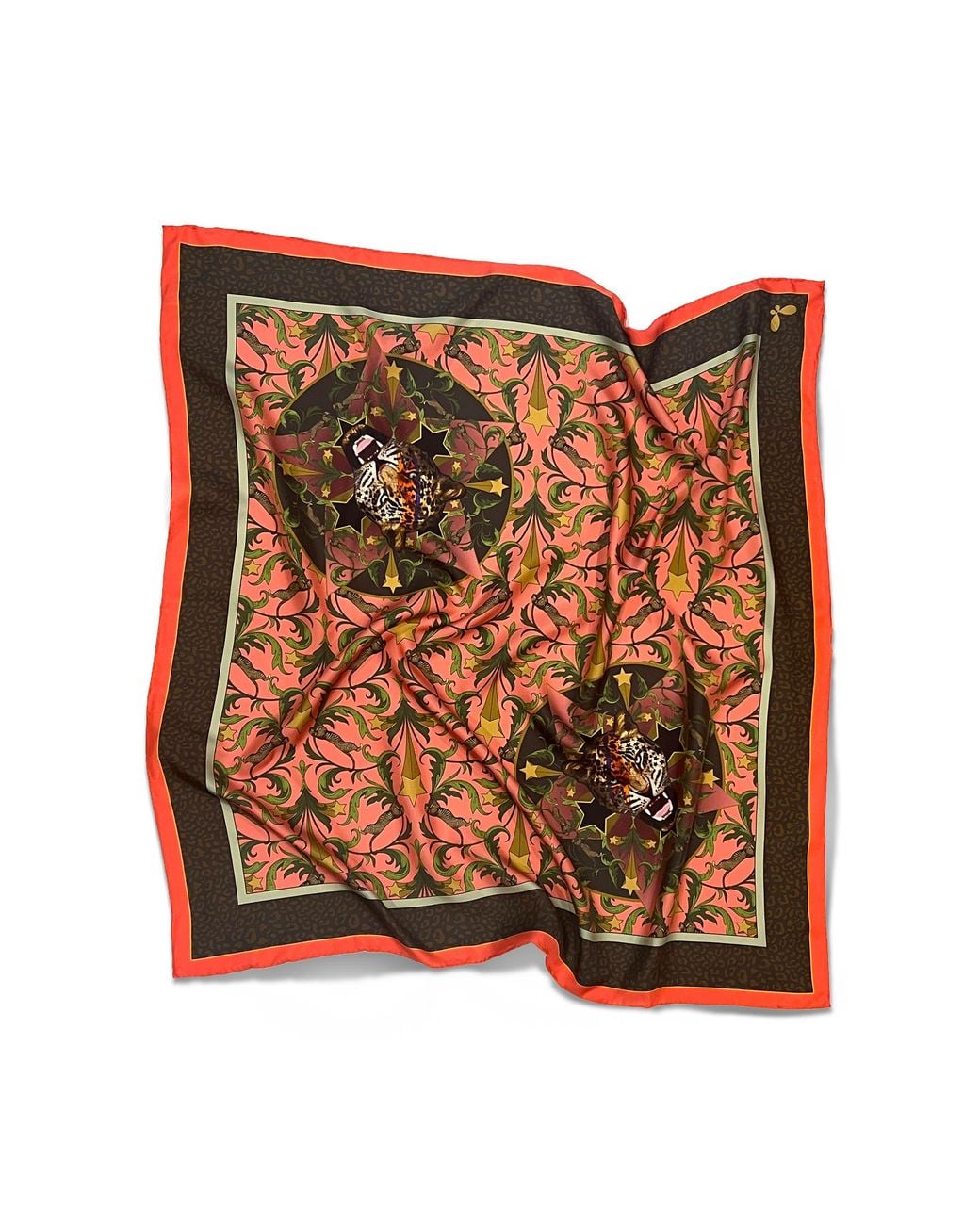 Henelle Multicolor Large Silk Scarf