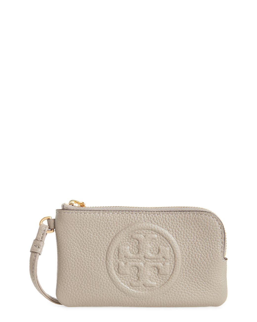 Tory Burch Perry Bombé Leather Card Case - Lyst