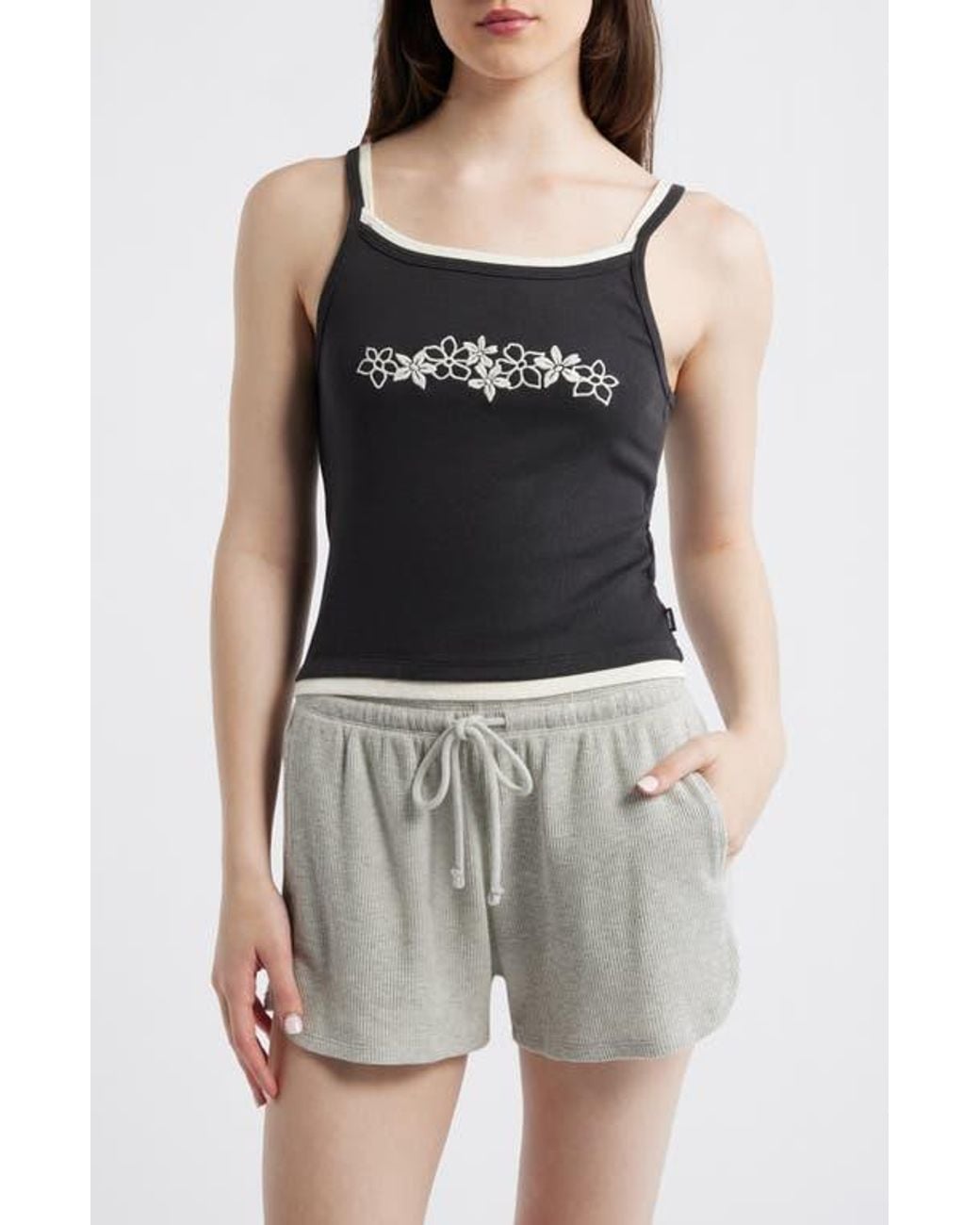 Rip Curl Black Half Moon Bay Layer Camisole