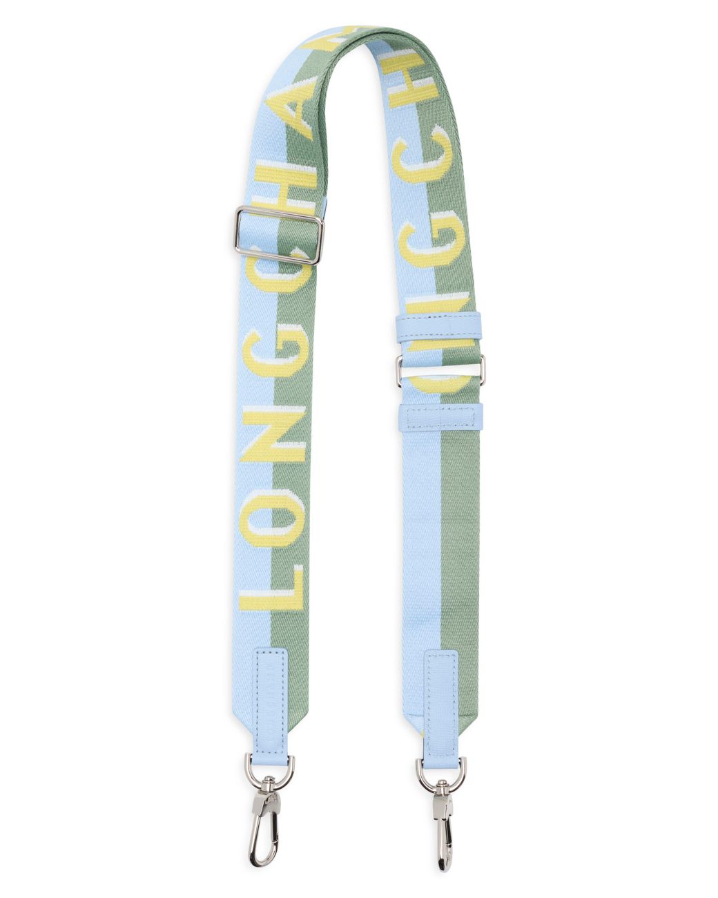 Longchamp Blue Shadow Adjustable Canvas Shoulder Strap