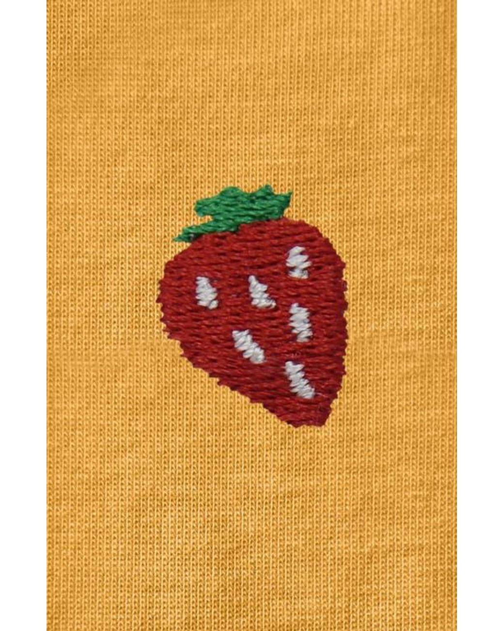 Alix Yellow Lil Strawberry Jersey Tee
