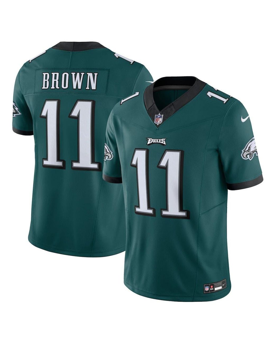 Nike A.j. Brown Midnight Philadelphia Eagles Vapor F.u.s.e. Limited