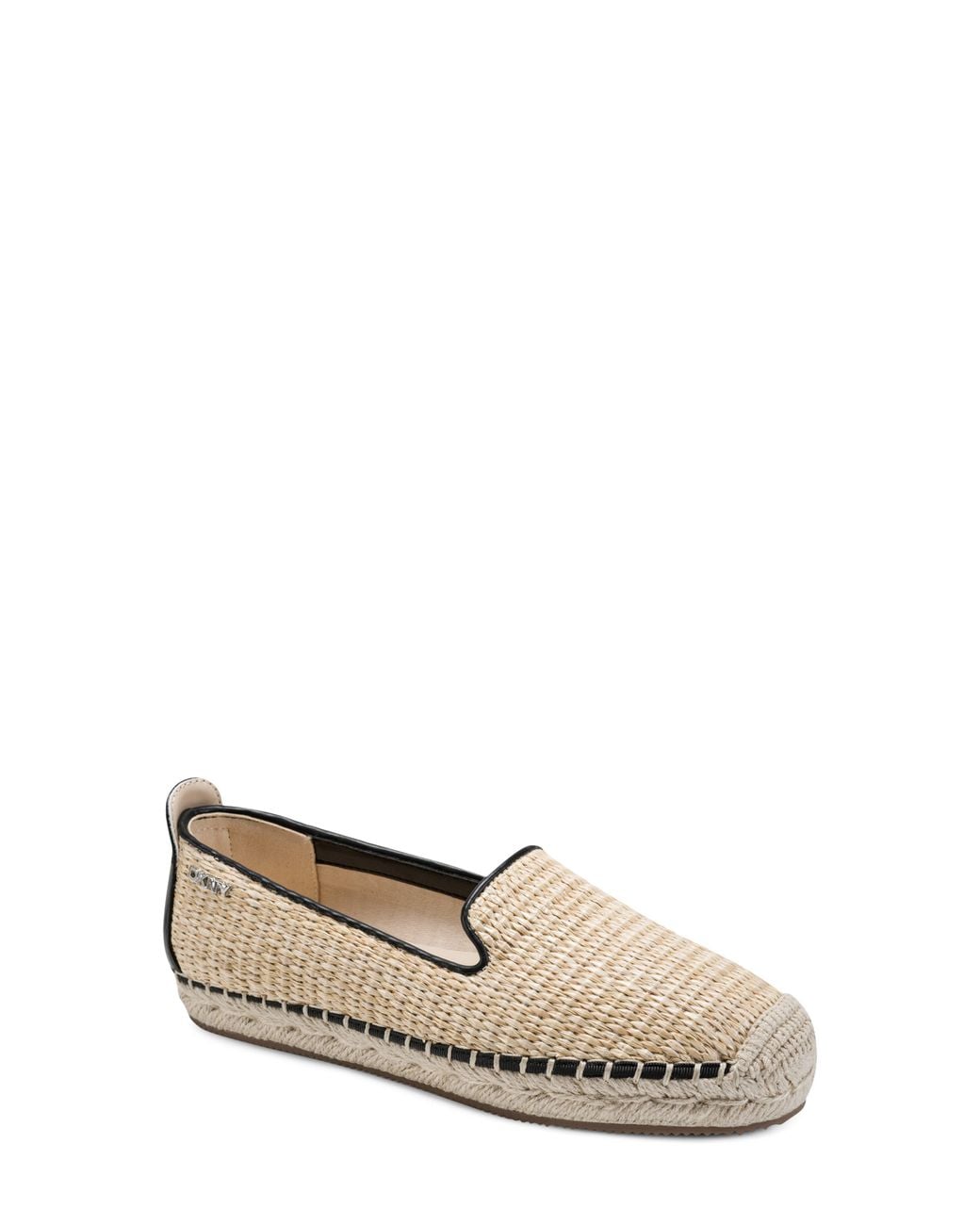 DKNY White Mallandra Platform Espadrille Flat