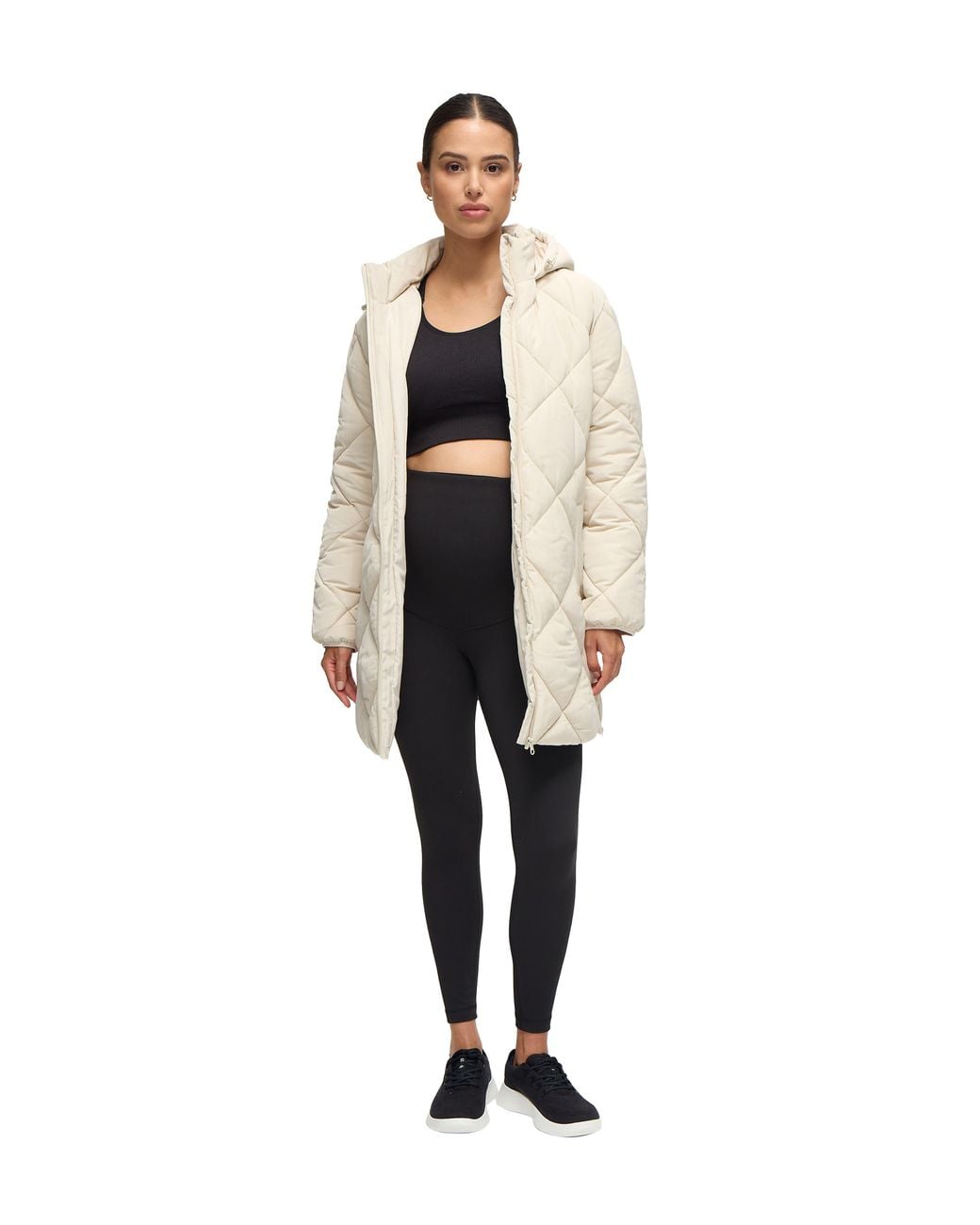 Ingrid & Isabel Multicolor Longline Puffer With Insert