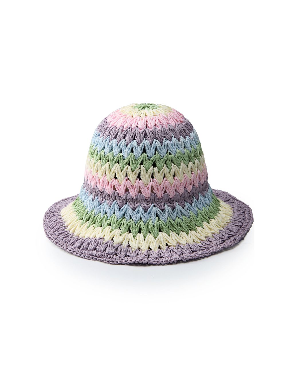 OLAH White Packable Straw Hat