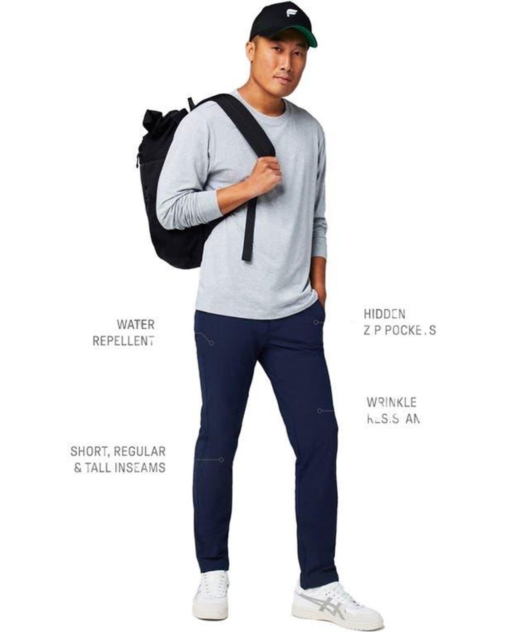 Fabletics Blue The Don Trouser for men