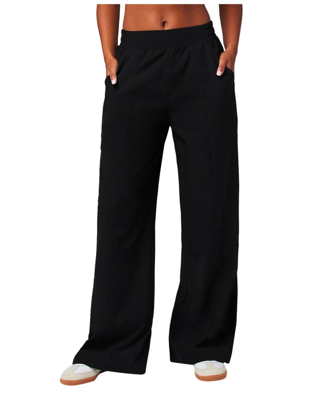 Fabletics Black Downtown Wide Leg Pant