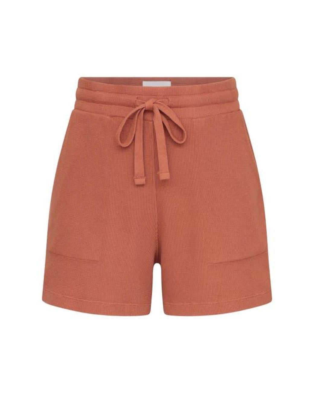 Losano Orange Organic Cotton Drawstring Short
