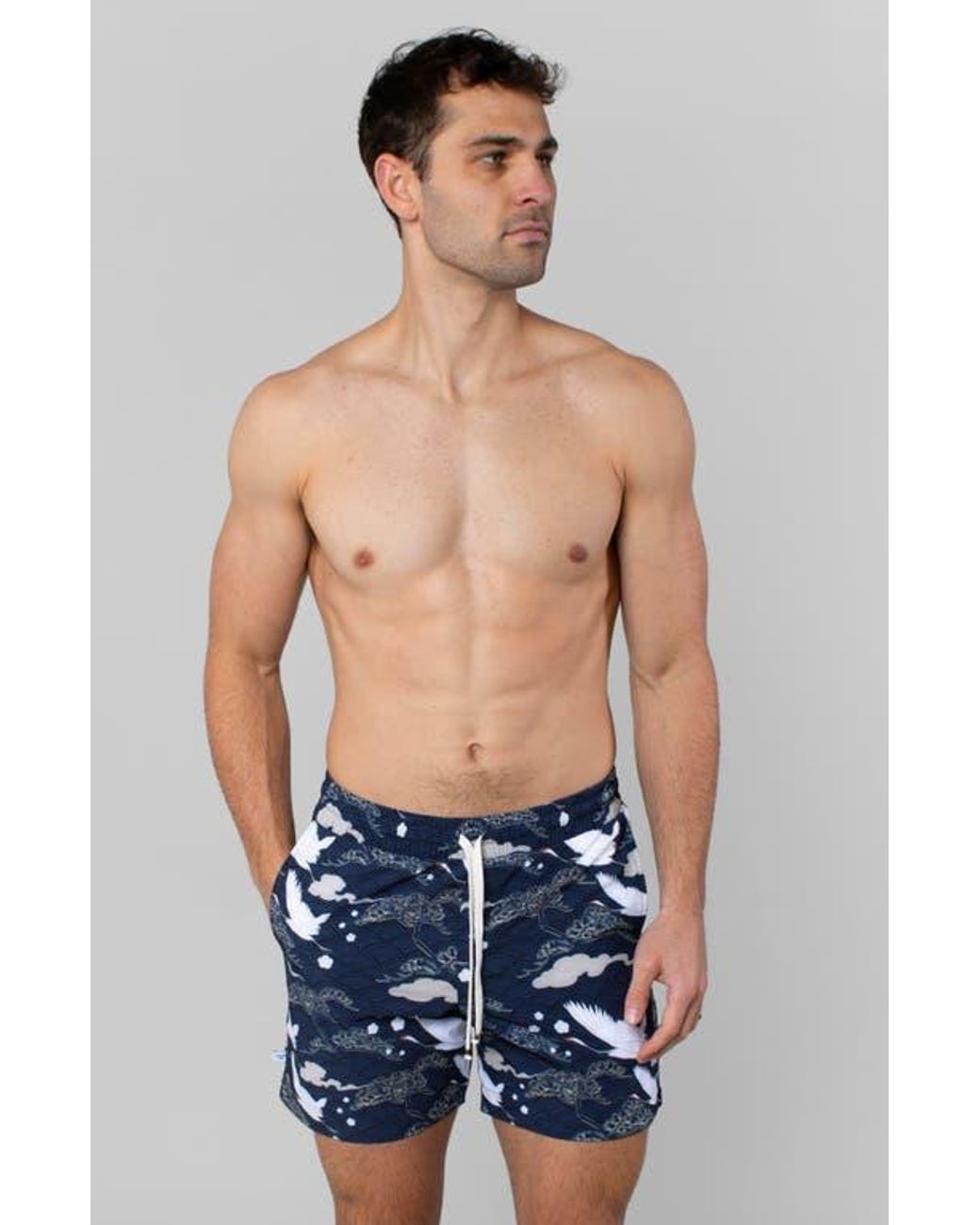 LEISURE LAB Swim Trunk in Blue for Men | Lyst