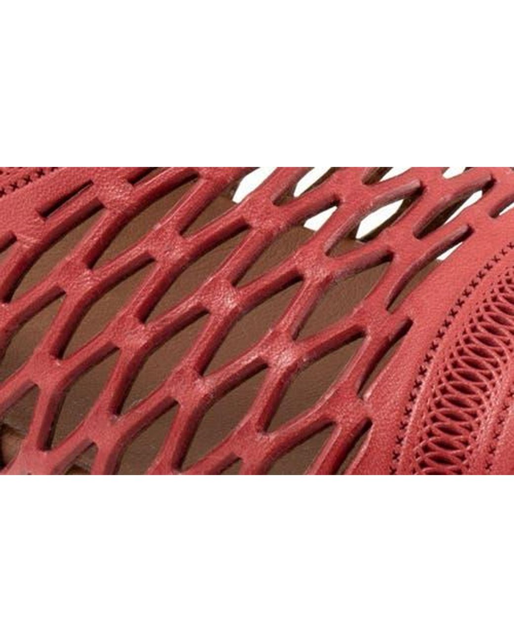 BUENO Red Lillian Block Heel Sandal