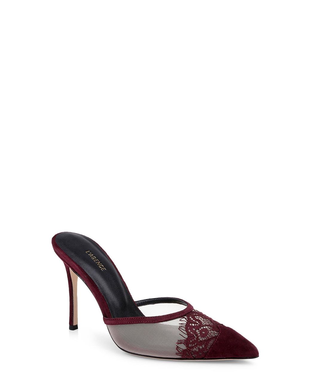 L'Agence Red Semois Pointed Toe Mule