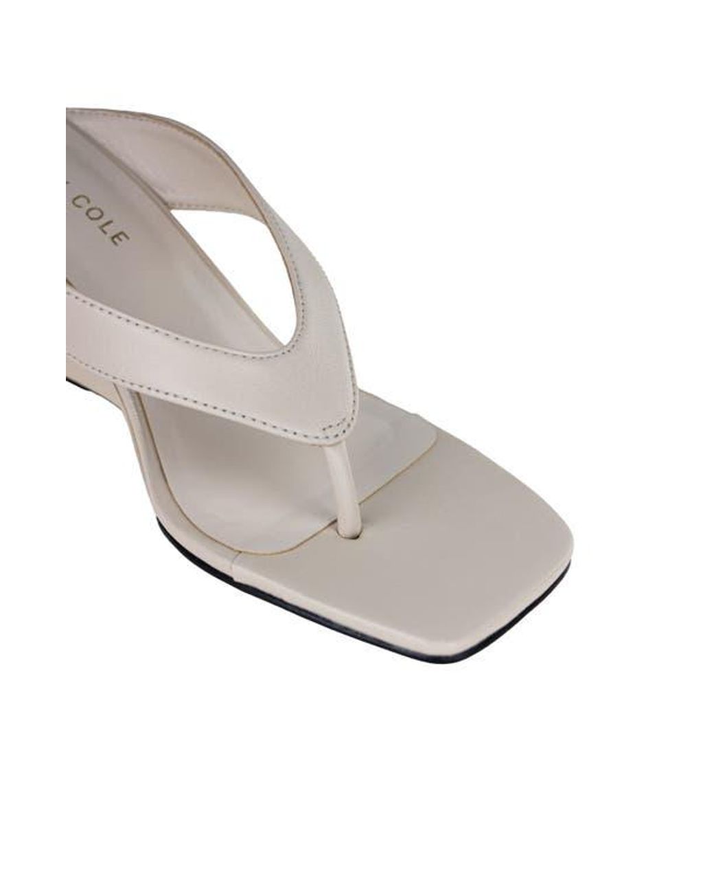 Kenneth Cole White Susannah Wedge Sandal