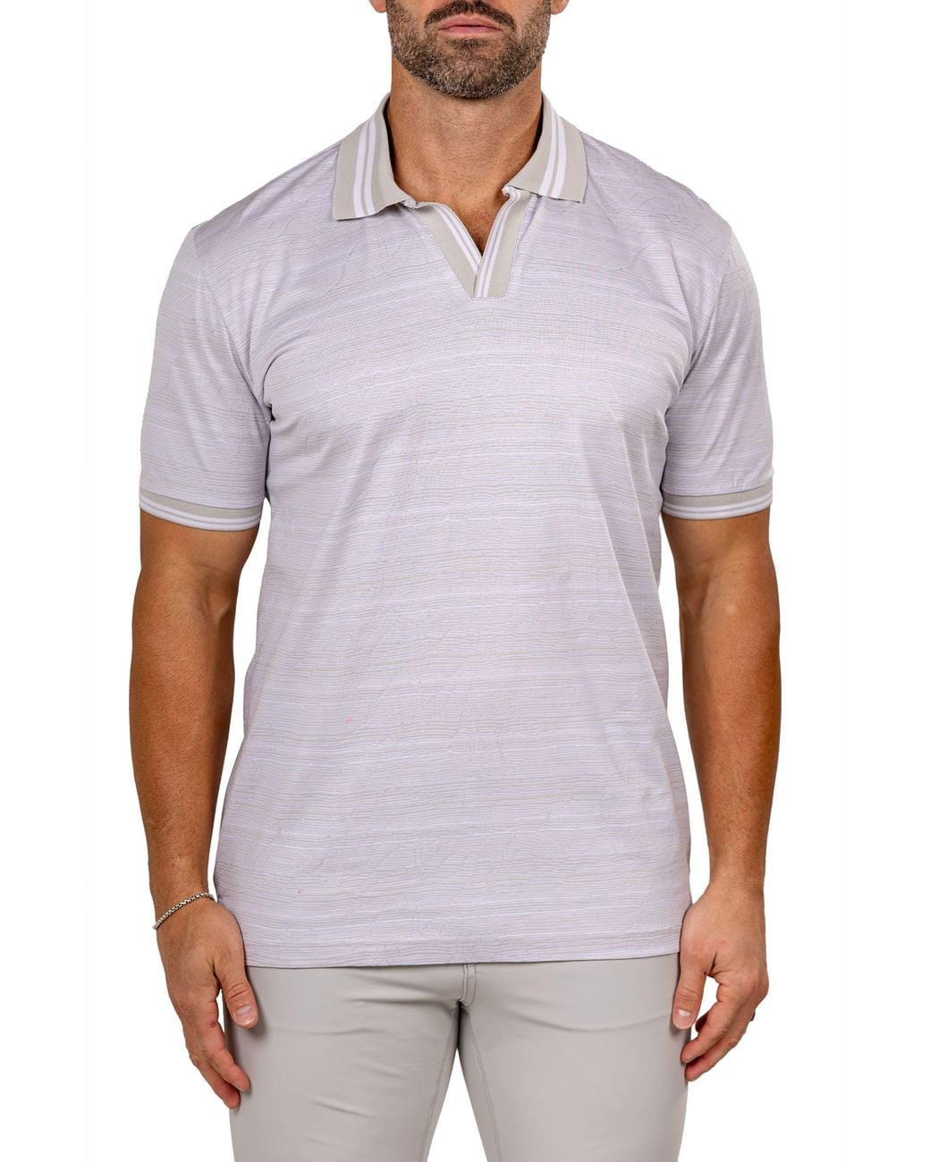 Maceoo Purple Marthy Polo for men