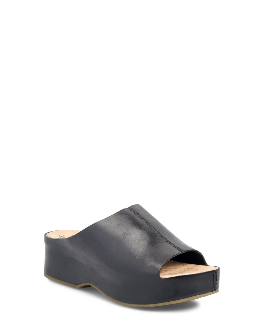 Kork-Ease Gray Yazmin Platform Slide Sandal