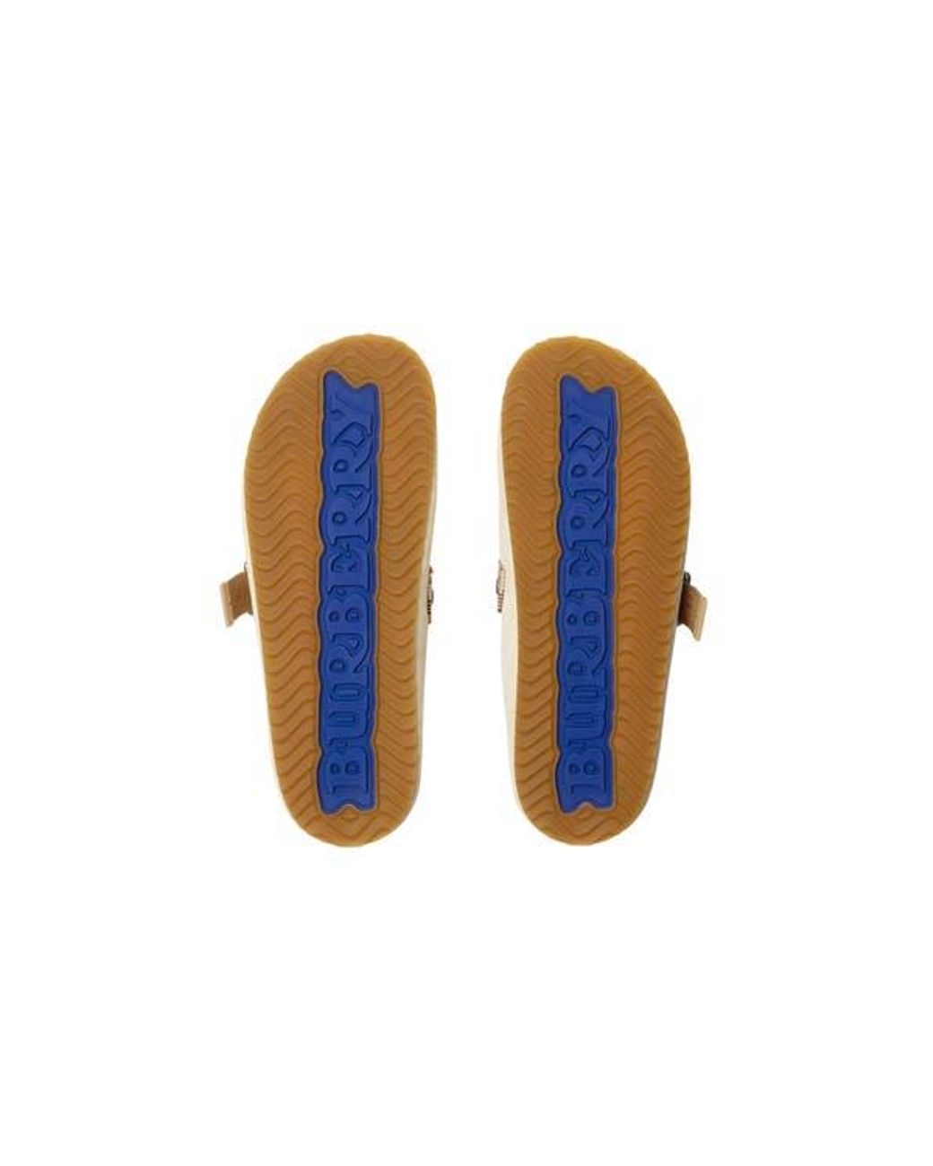 Burberry White Suede Urchin Clogs
