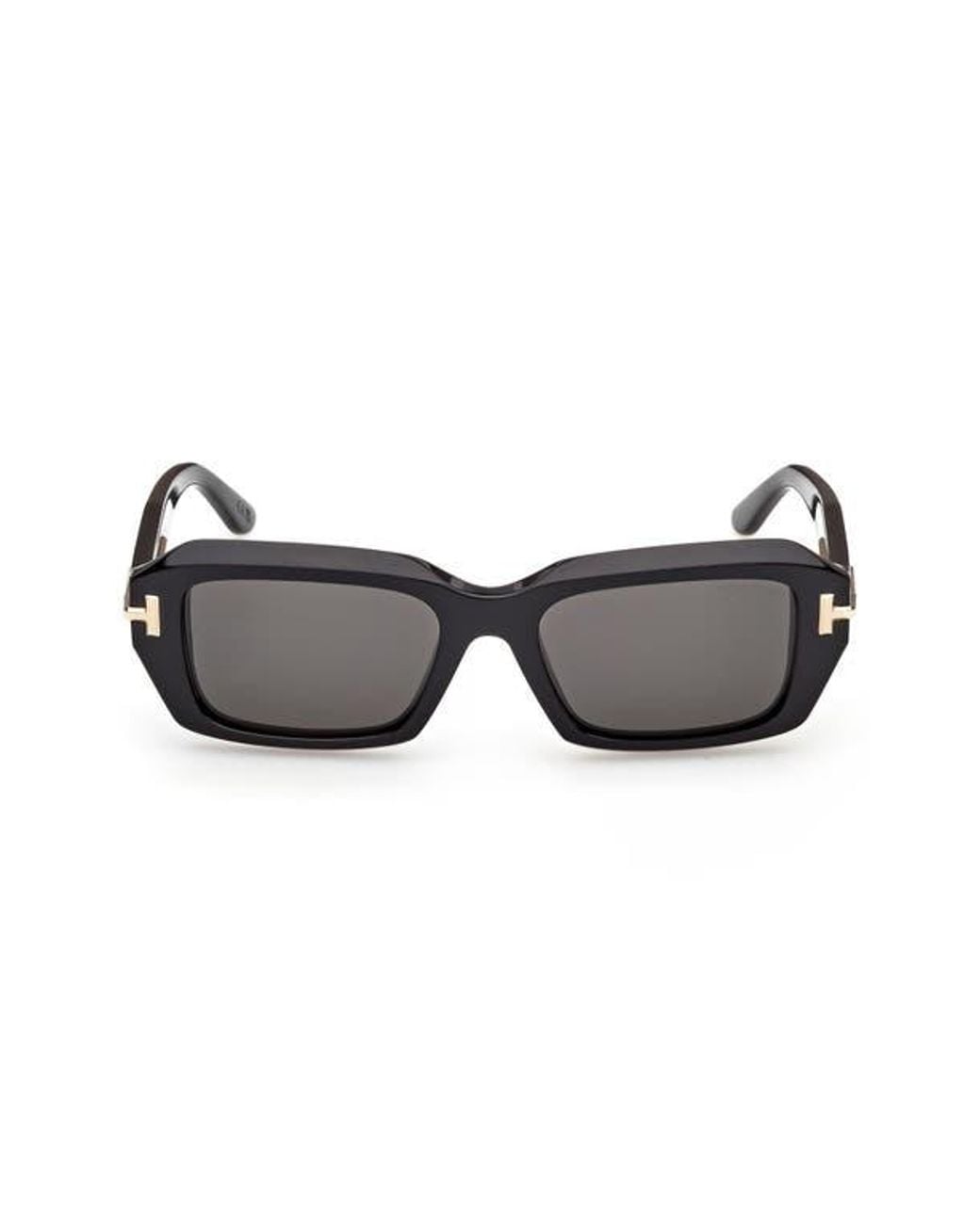 Tom Ford Black 53Mm Rectangular Sunglasses