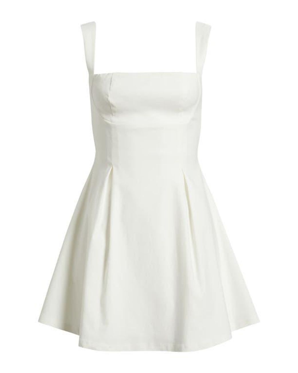 strapless open back dress Lillette Maxi Dress | White | Womens main image 1
