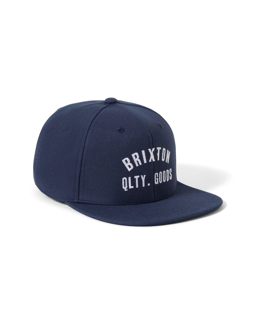 Brixton Blue Woodburn Netplus Snapback Baseball Cap for men