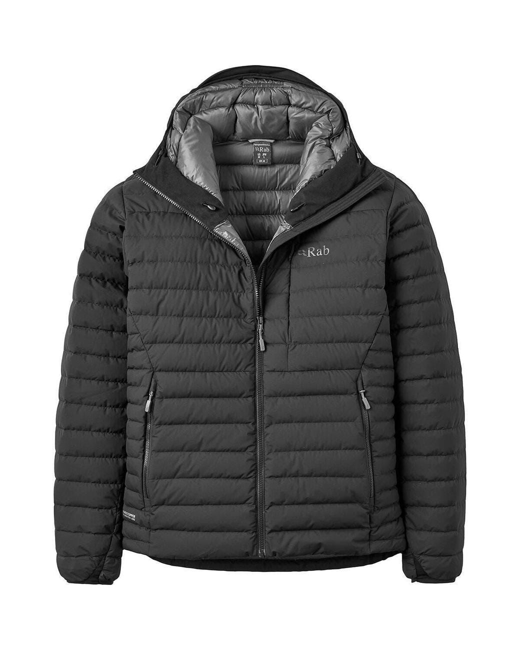 Rab Black Microlight Windstopper Hoodie for men
