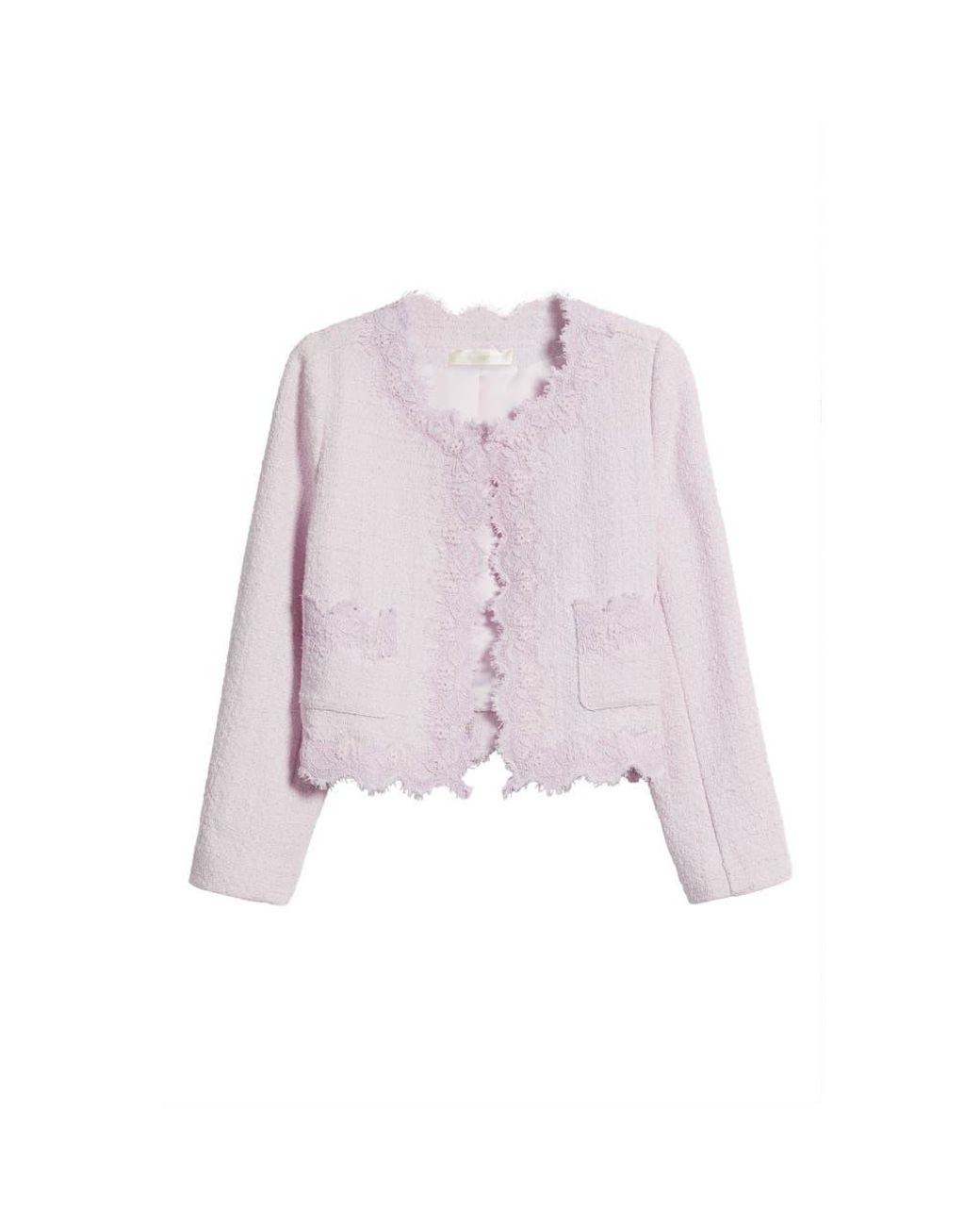 LoveShackFancy Purple Kids' Erina Tween Jacket