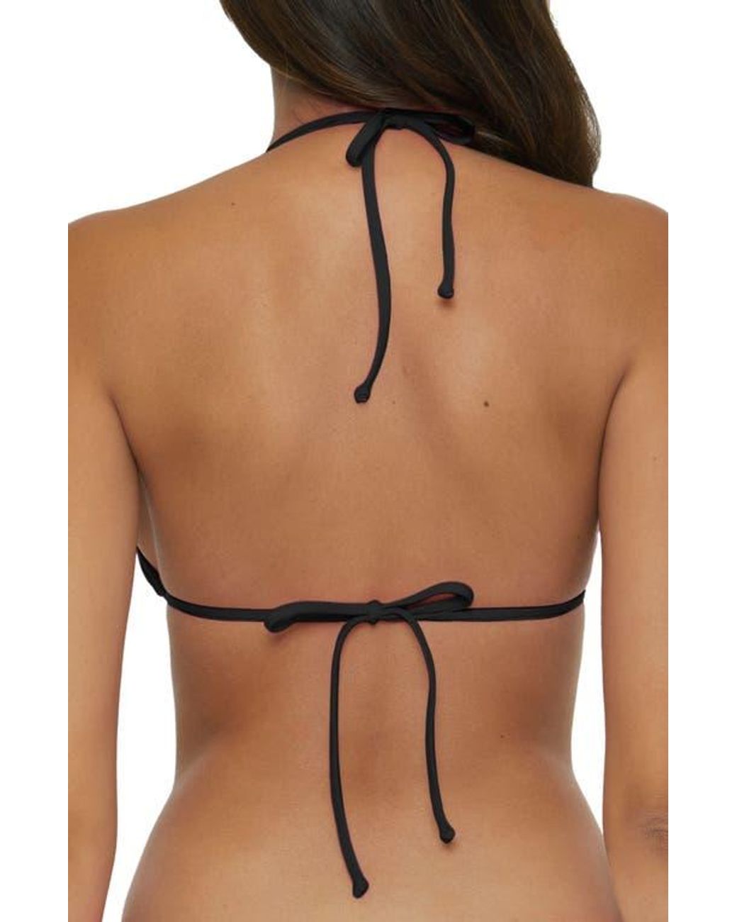 Becca Black Color Code Triangle Bikini Top