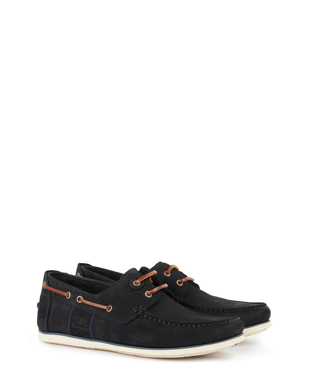 Barbour Capstan Boat Shoe in Black for Men | Lyst